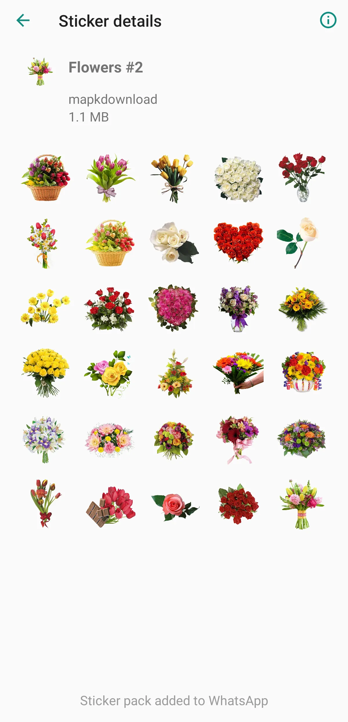 WASticker Flowers Stickers | Indus Appstore | Screenshot