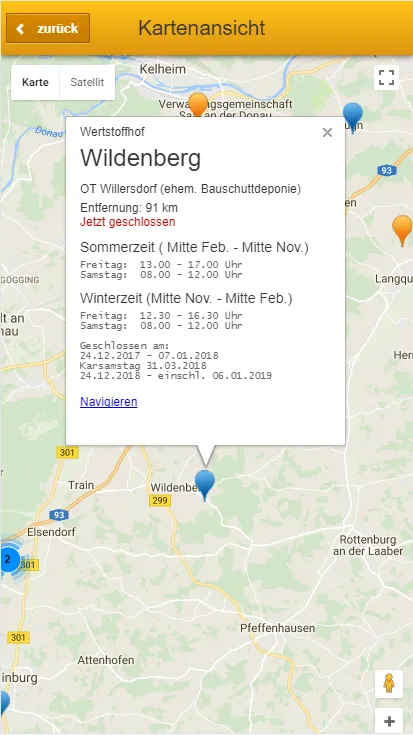 Landkreis Kelheim Abfall-App | Indus Appstore | Screenshot