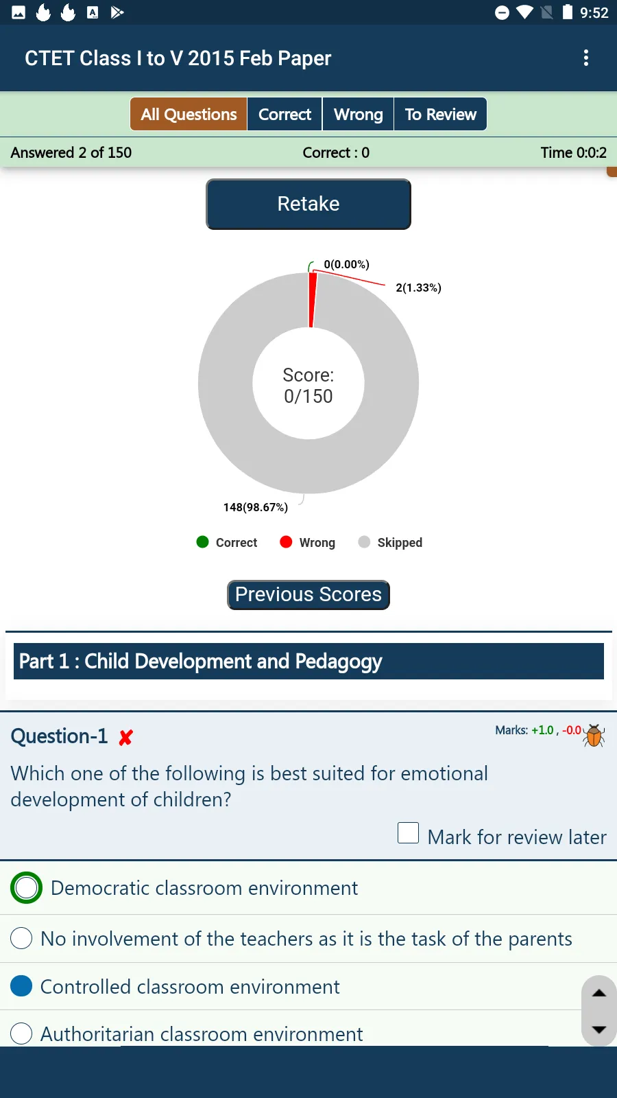 CTET Exam Previous Papers | Indus Appstore | Screenshot