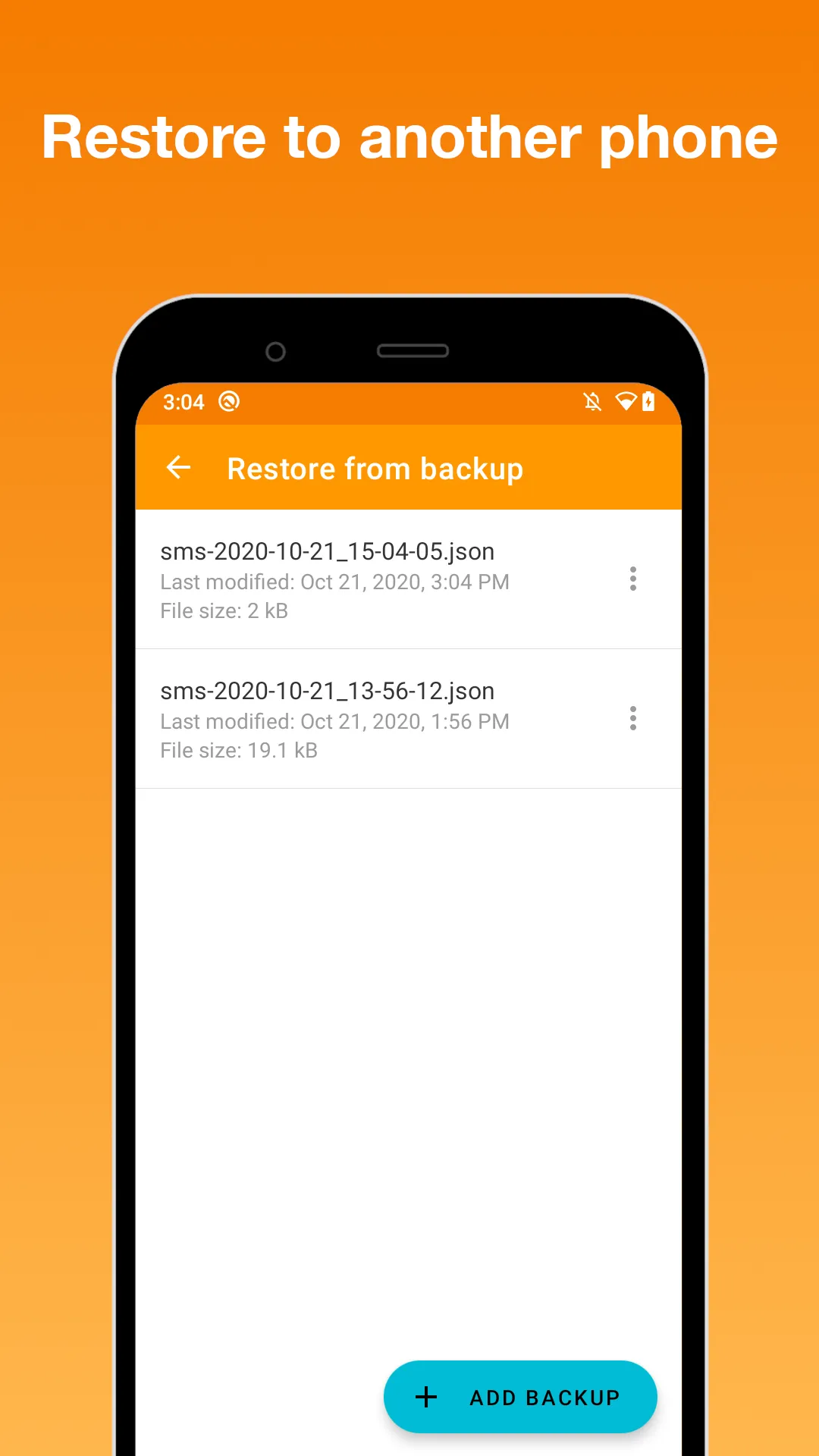 SMS Backup | Indus Appstore | Screenshot