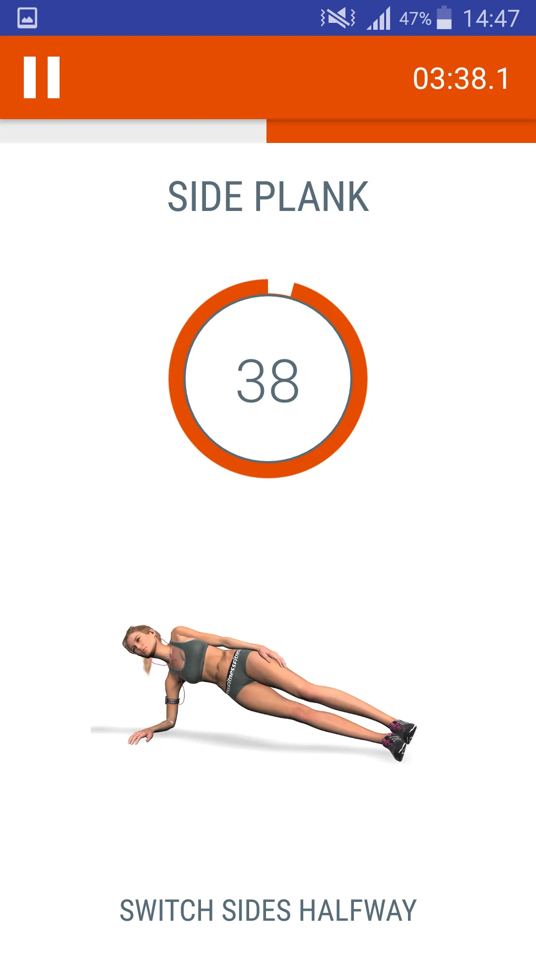 7 min Abs Workout Challenge | Indus Appstore | Screenshot