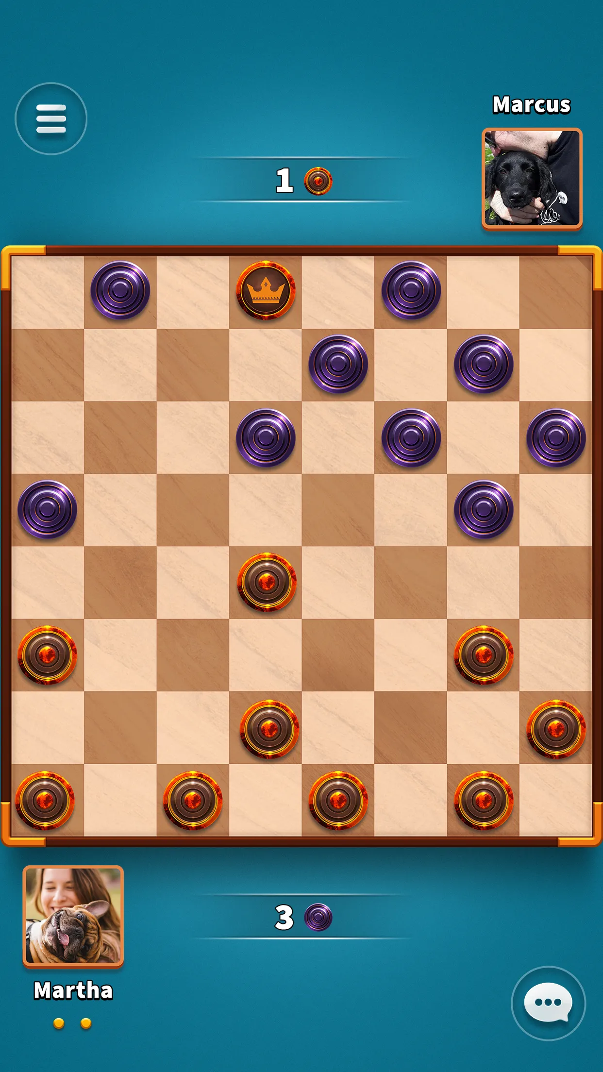 Checkers Clash: Online Game | Indus Appstore | Screenshot