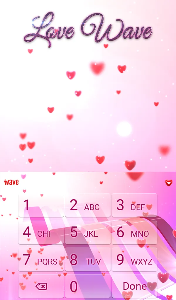 Love Wave Keyboard & Wallpaper | Indus Appstore | Screenshot