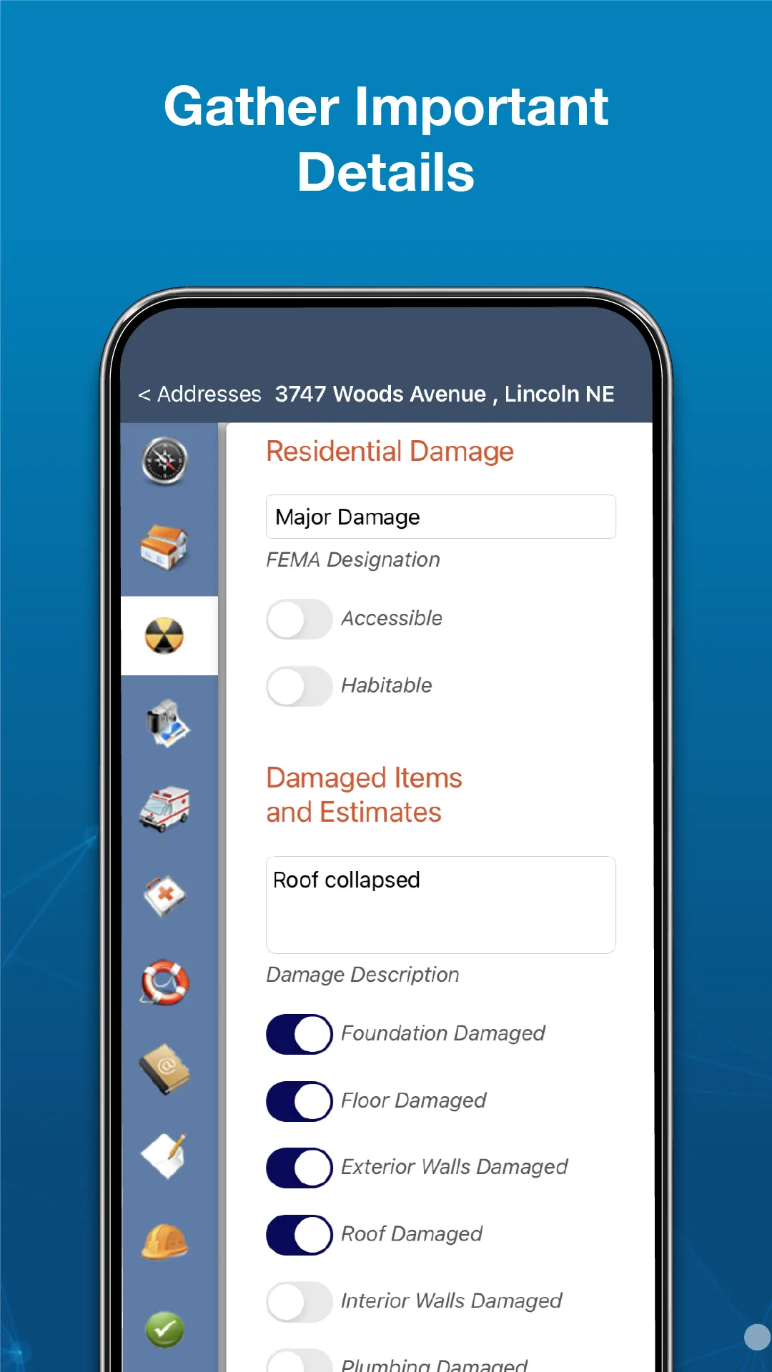 Orion Damage Assessment 3.0 | Indus Appstore | Screenshot