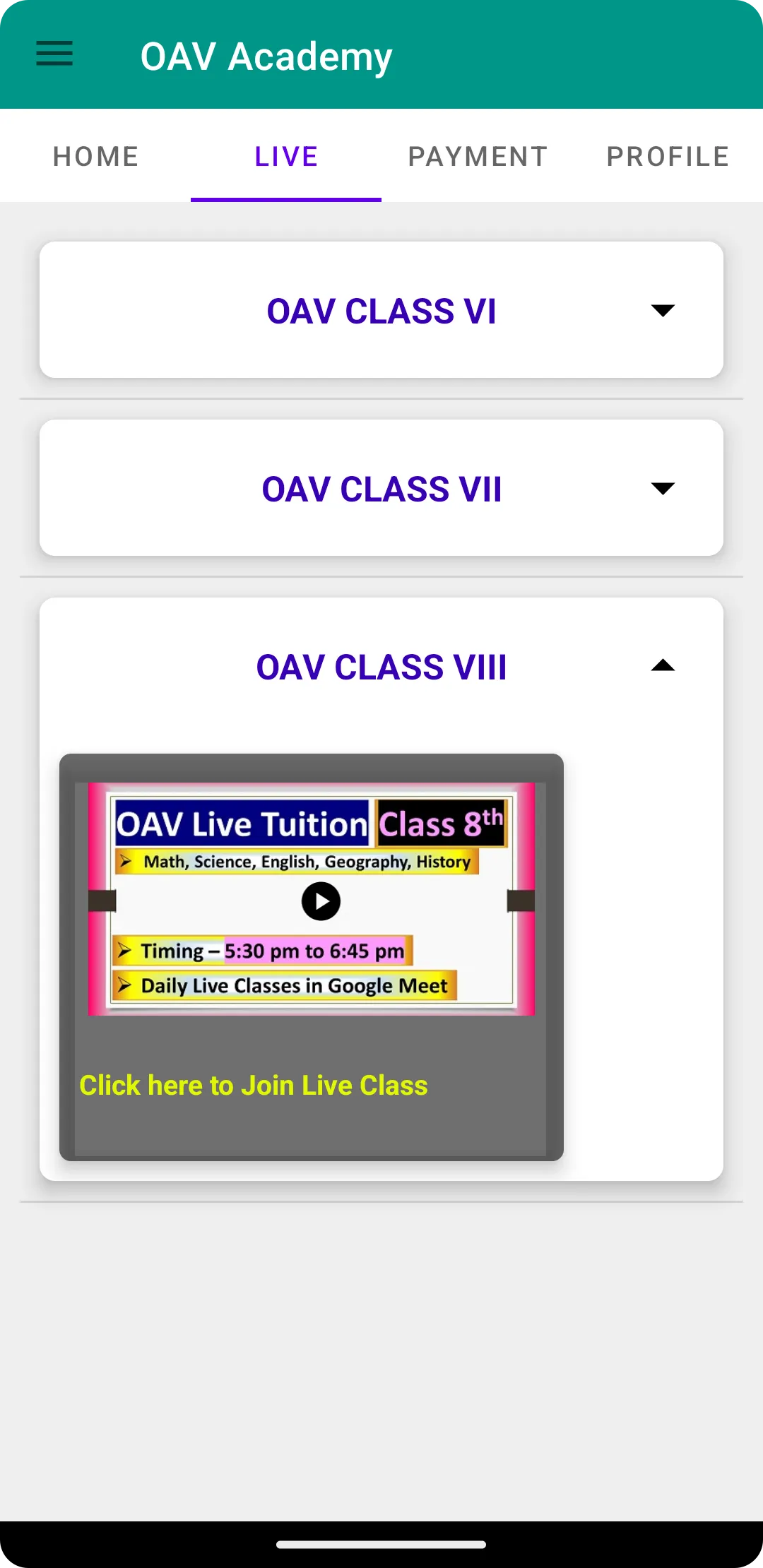 OAV Academy | Indus Appstore | Screenshot