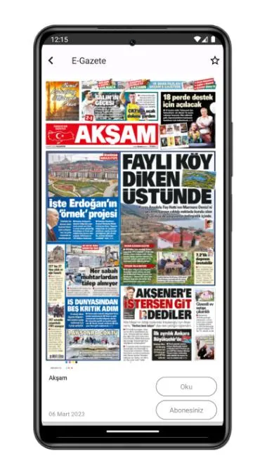 Akşam E-Gazete | Indus Appstore | Screenshot