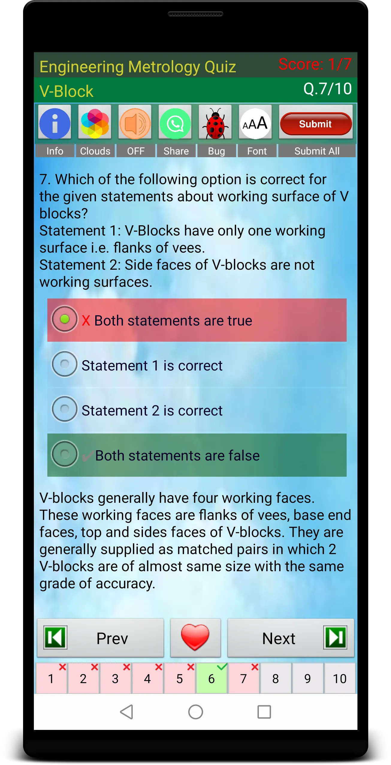 Metrology Quiz | Indus Appstore | Screenshot