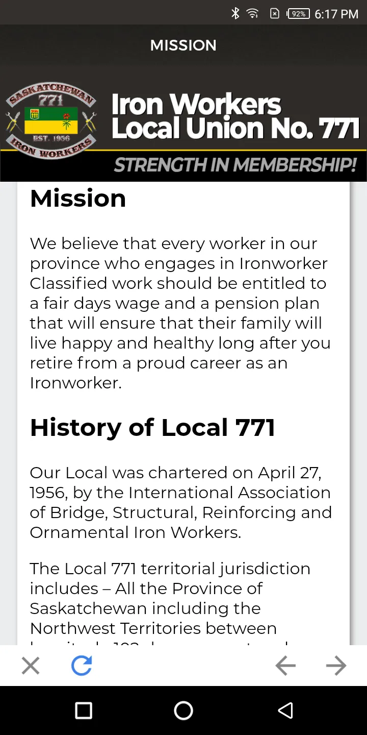 Iron Workers Local Union 771 | Indus Appstore | Screenshot