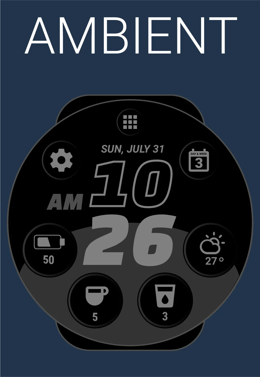 Digi Watch Face (by HuskyDEV) | Indus Appstore | Screenshot