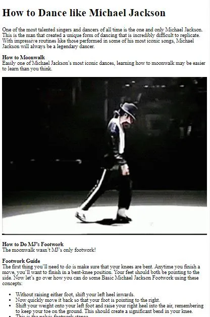 How Dance like Michael Jackson | Indus Appstore | Screenshot