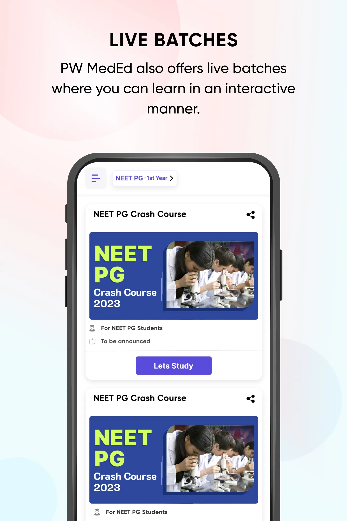 PW MedEd for NEET PG/FMGE/MBBS | Indus Appstore | Screenshot