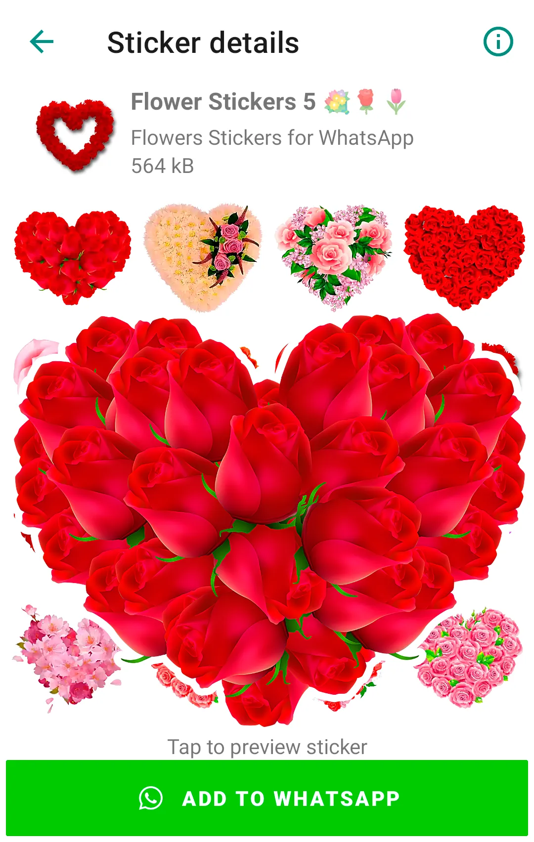 Flowers Stickers for WhatsApp | Indus Appstore | Screenshot