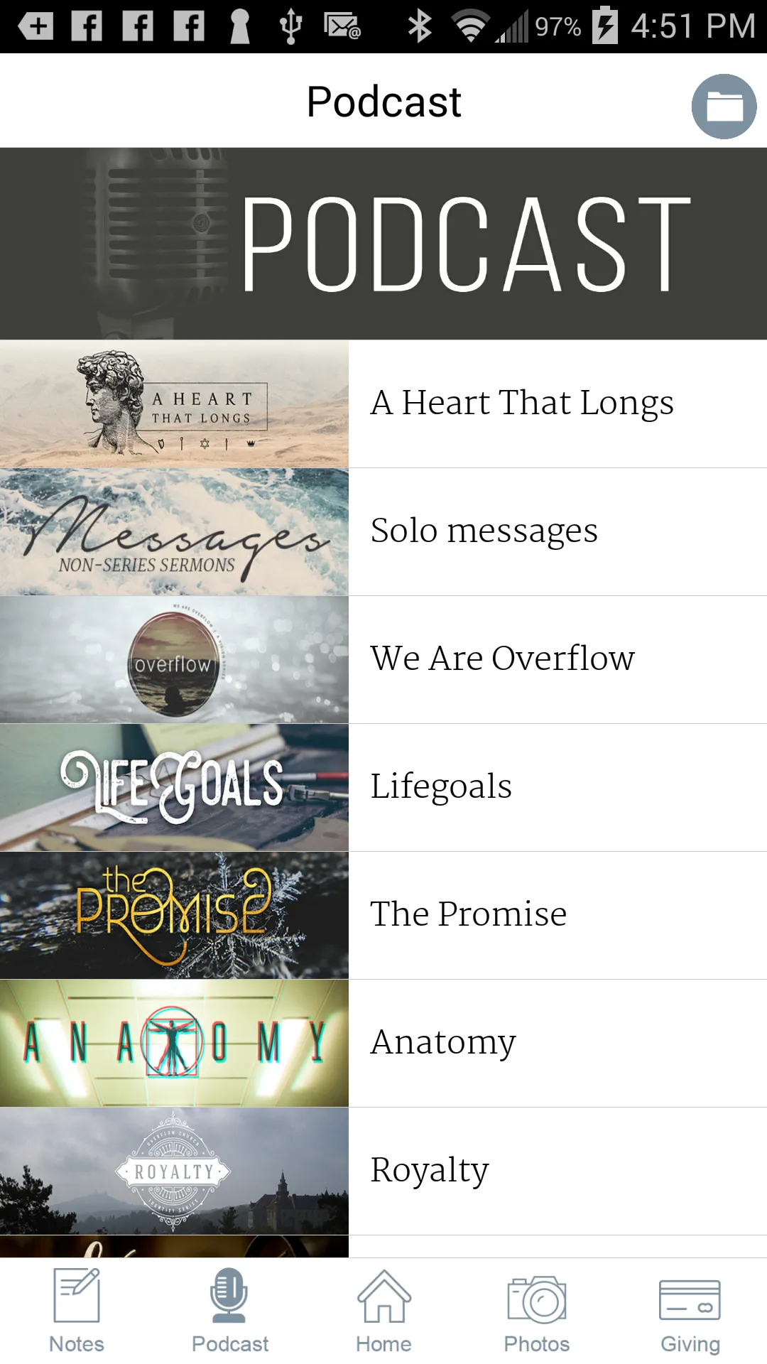 Overflow Church DFW | Indus Appstore | Screenshot