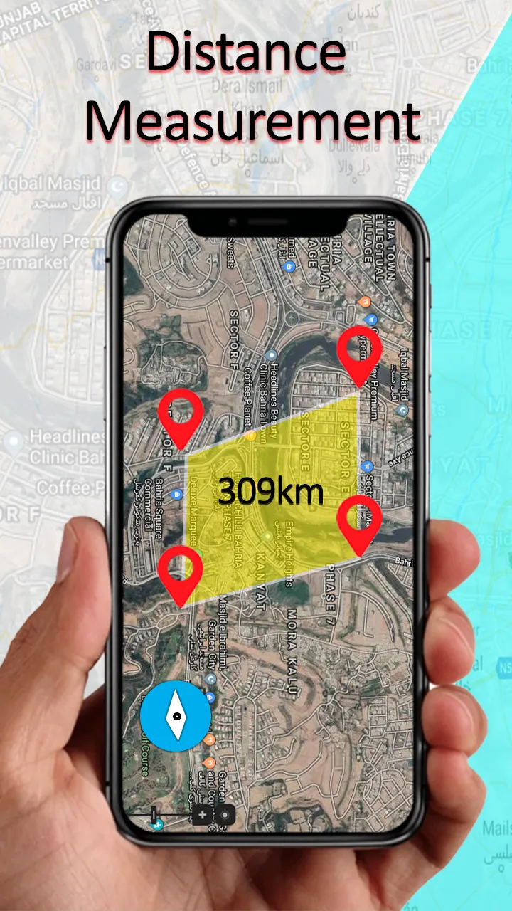 Distance Calculator Map Land M | Indus Appstore | Screenshot