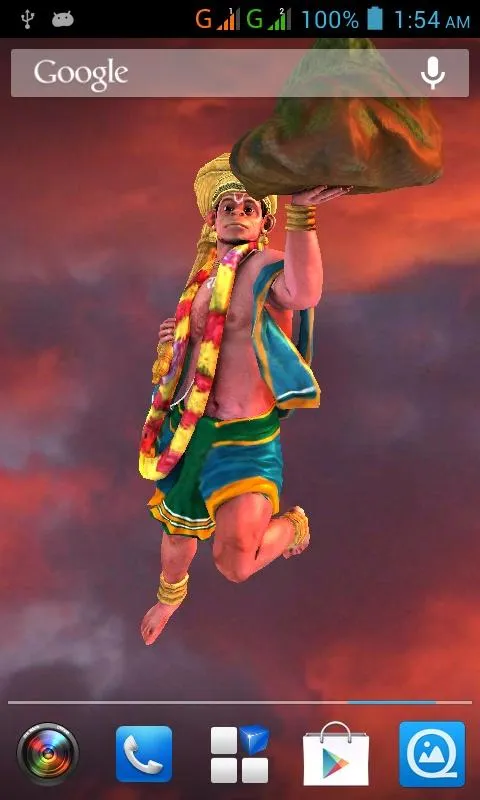 3D Hanuman Live Wallpaper | Indus Appstore | Screenshot