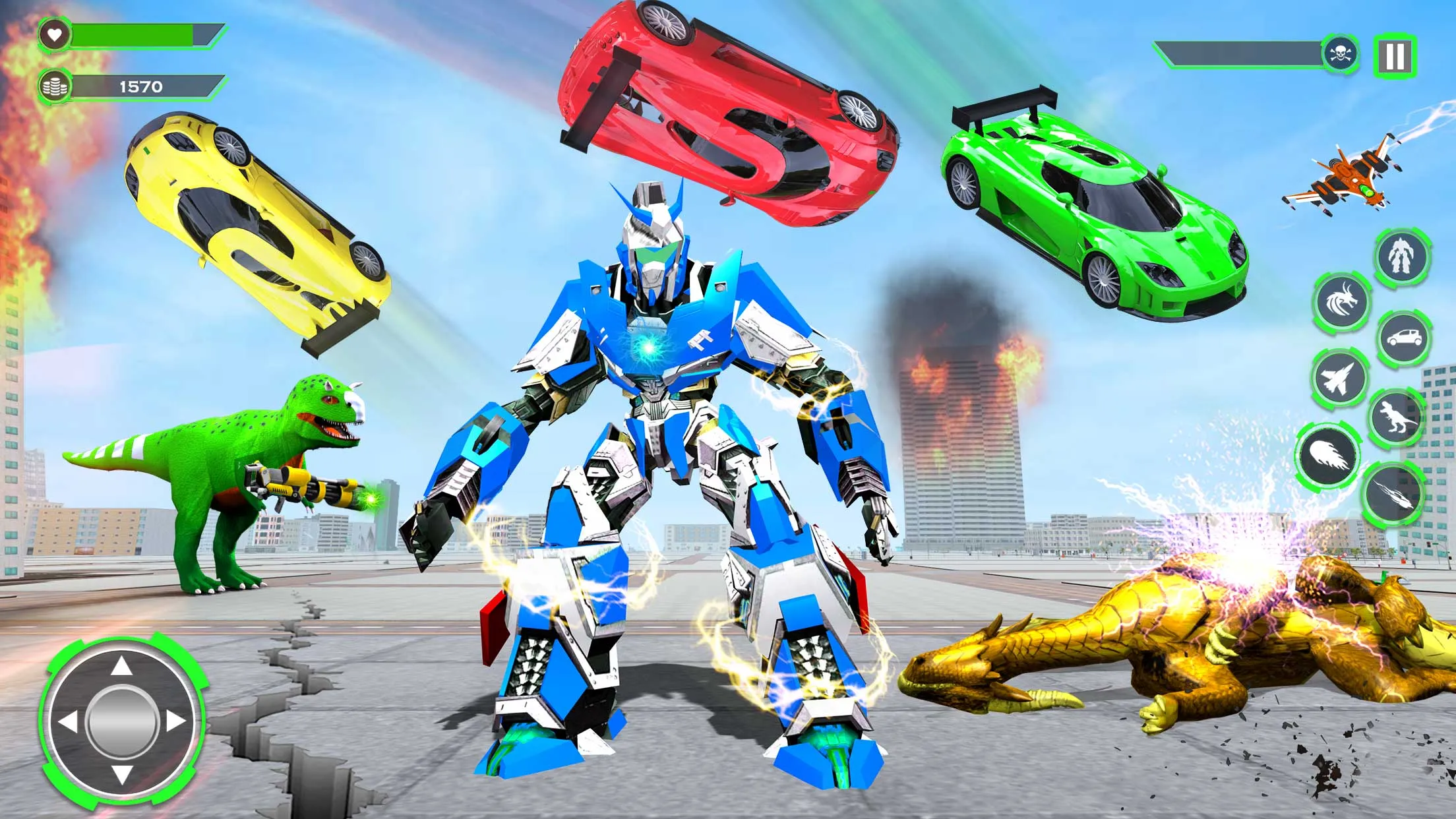 Dino Robot: Dino Car Robot 3D | Indus Appstore | Screenshot