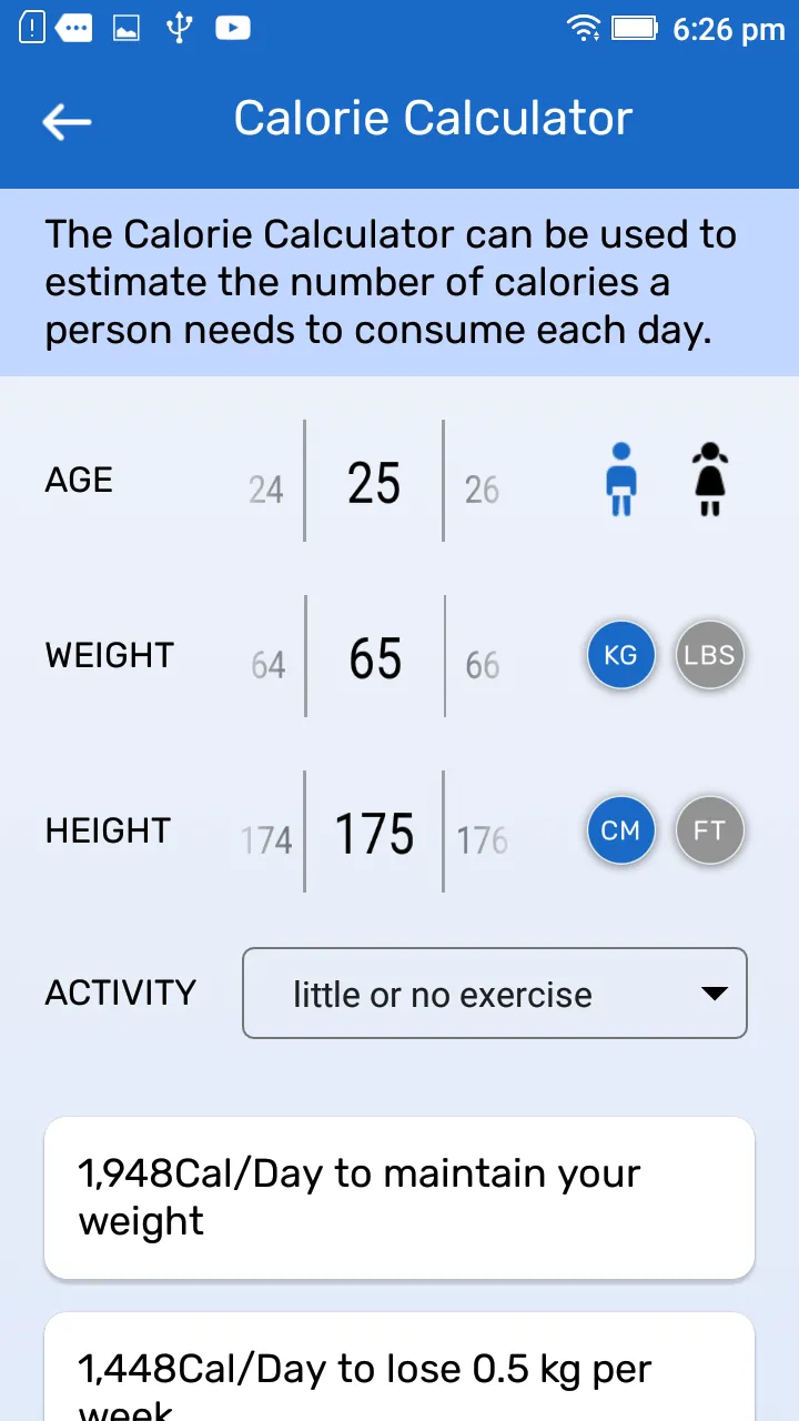 BMI Calculator & Ideal Weight  | Indus Appstore | Screenshot