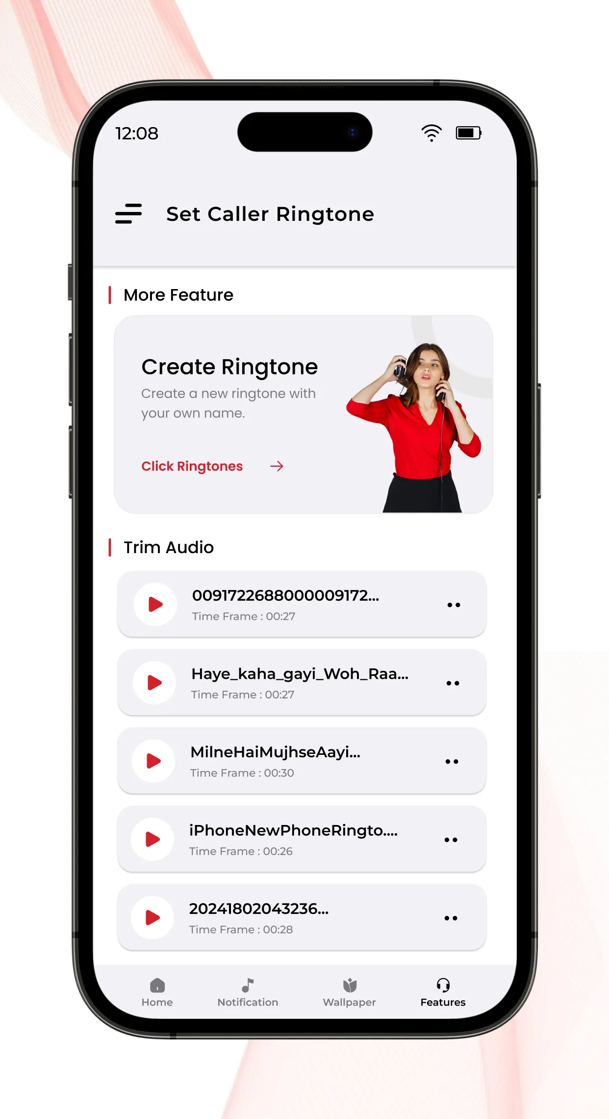 Set Hello Tune Caller Ringtone | Indus Appstore | Screenshot