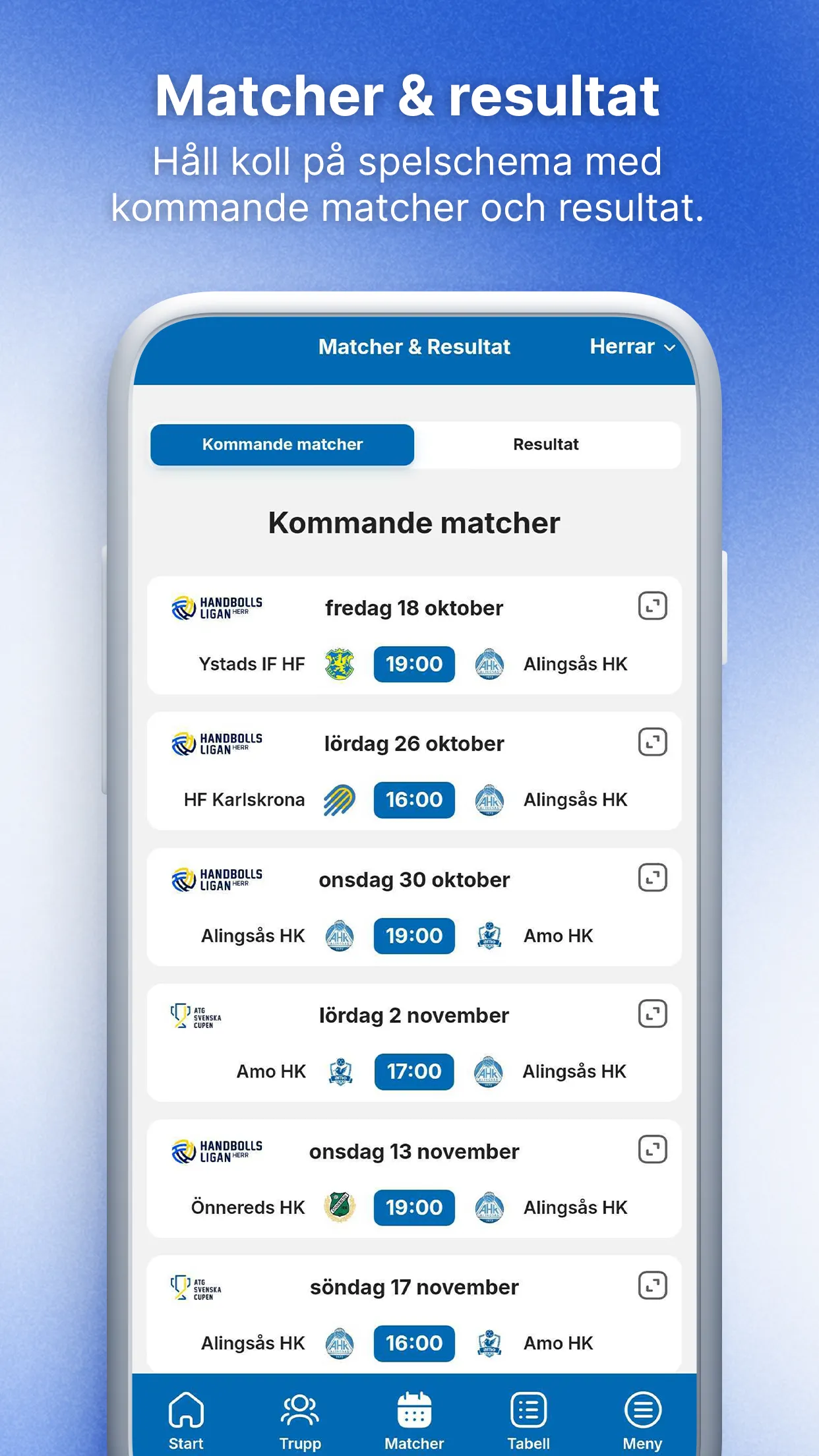 Alingsås - Gameday | Indus Appstore | Screenshot