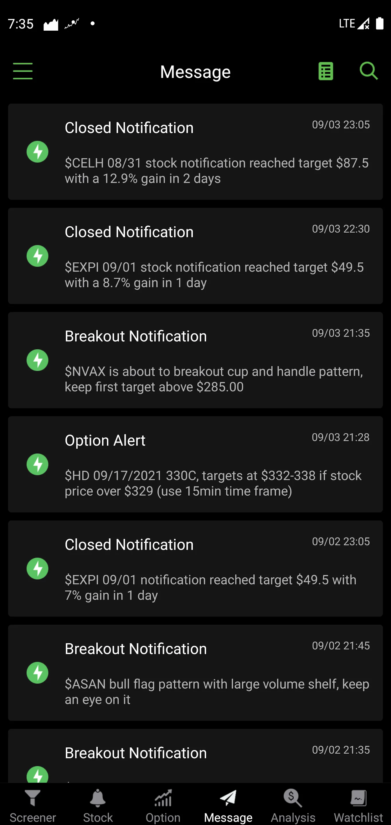 Stock Scanner - Market Mover | Indus Appstore | Screenshot