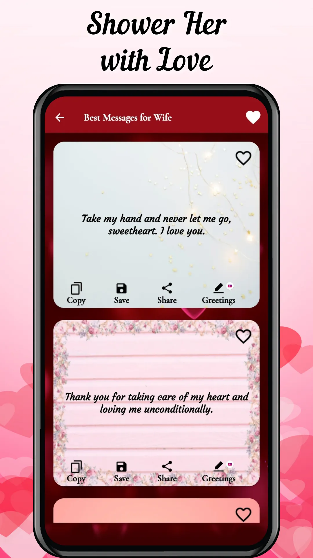 Valentines Day Wishes for Wife | Indus Appstore | Screenshot