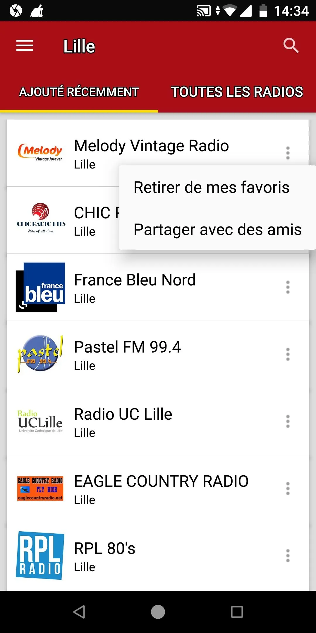 Stations de radio à Lille | Indus Appstore | Screenshot