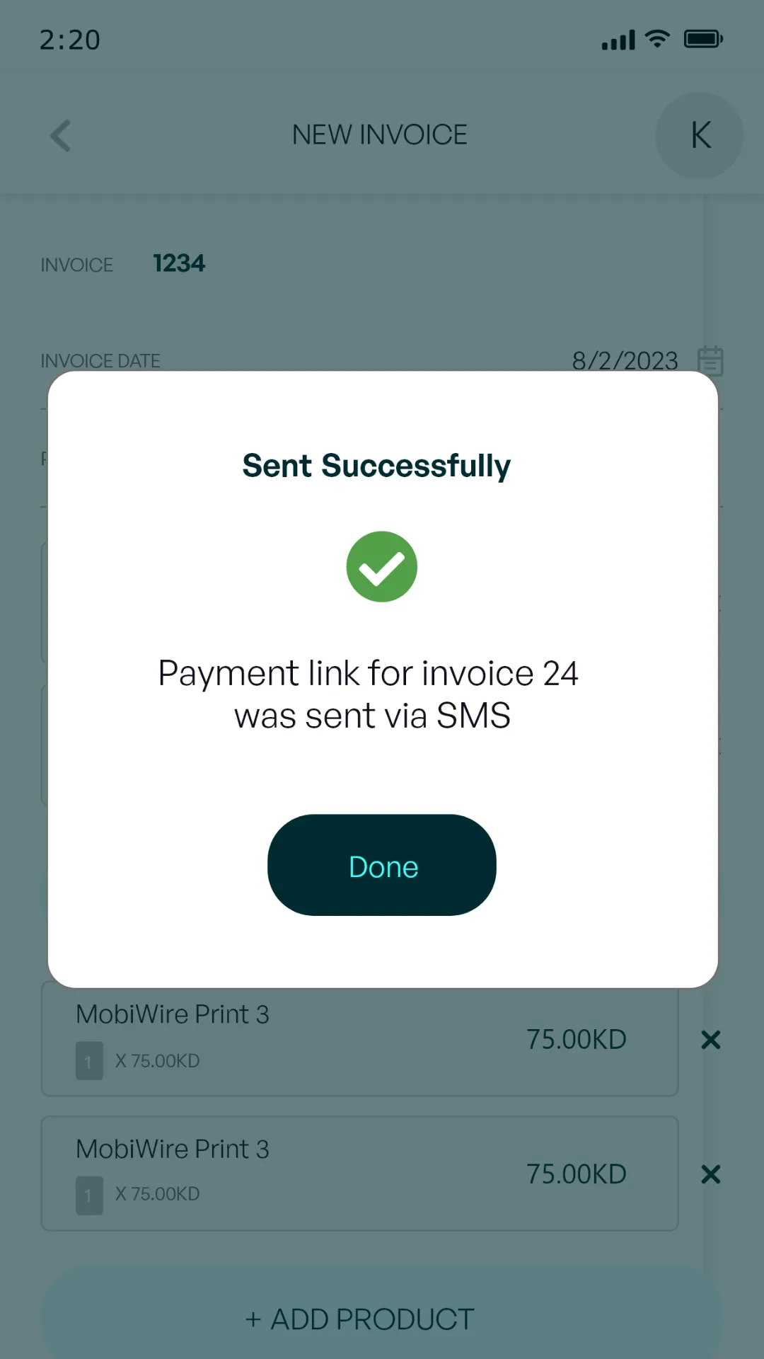 Flow Invoice Management | Indus Appstore | Screenshot