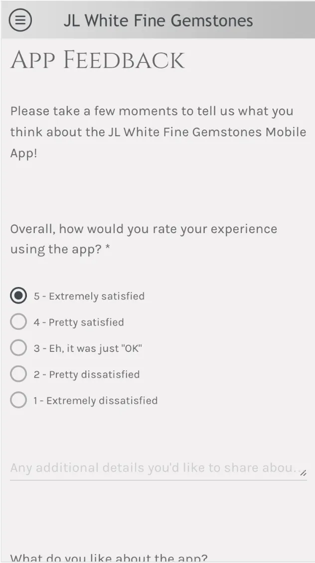 JL White Fine Gemstones | Indus Appstore | Screenshot