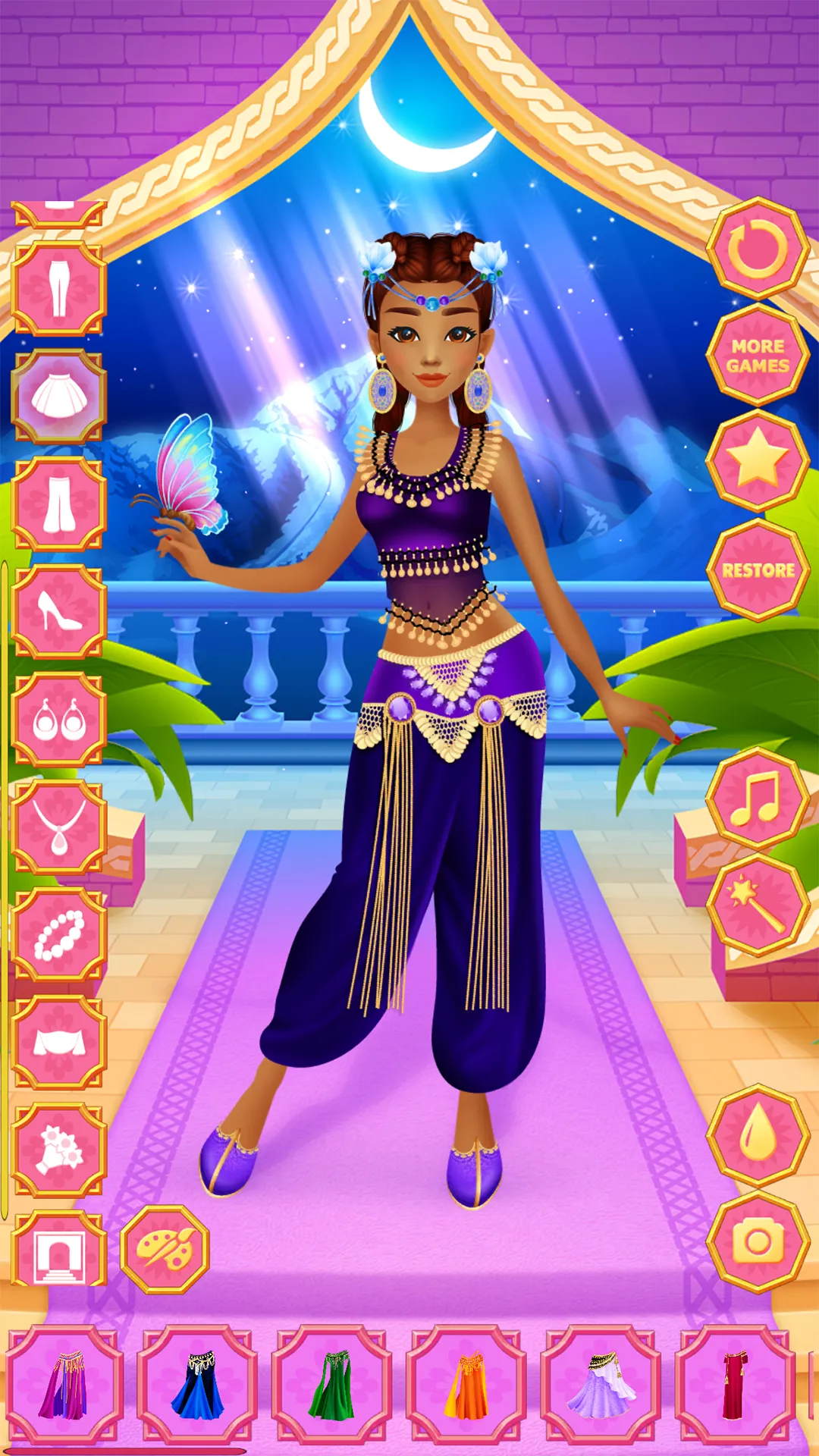 Arabian Princess Dress Up Game | Indus Appstore | Screenshot