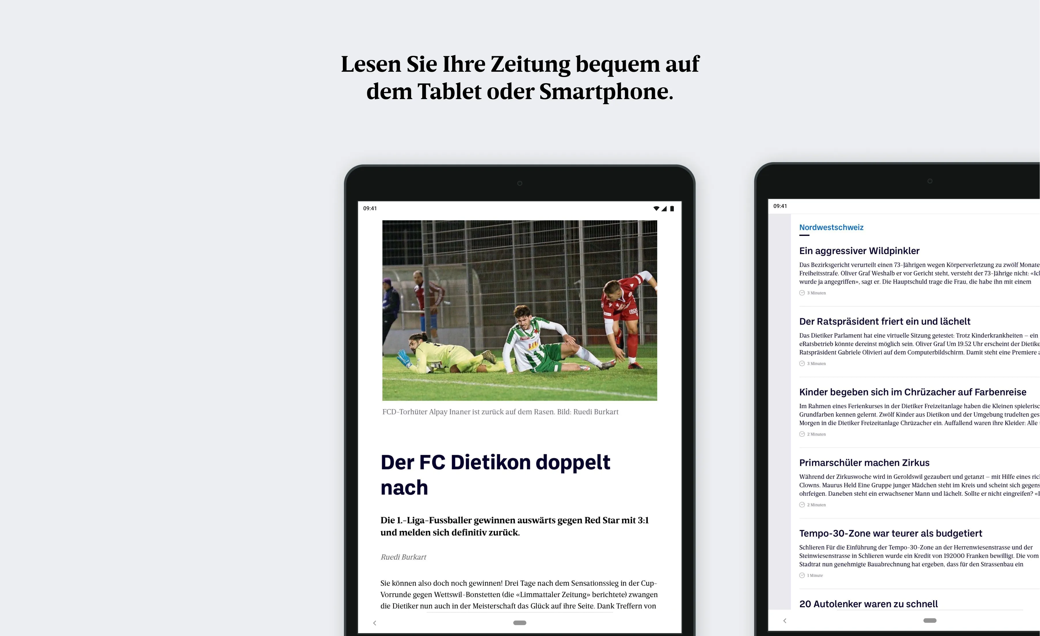 Limmattaler Zeitung E-Paper | Indus Appstore | Screenshot