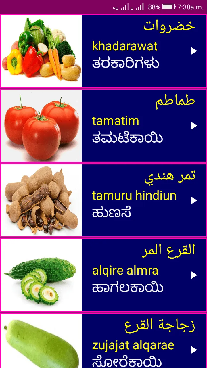 Learn Arabic From Kannada | Indus Appstore | Screenshot