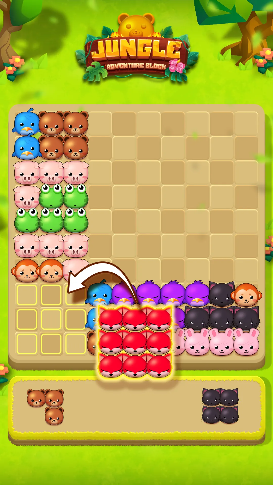 Jungle Adventure Block | Indus Appstore | Screenshot