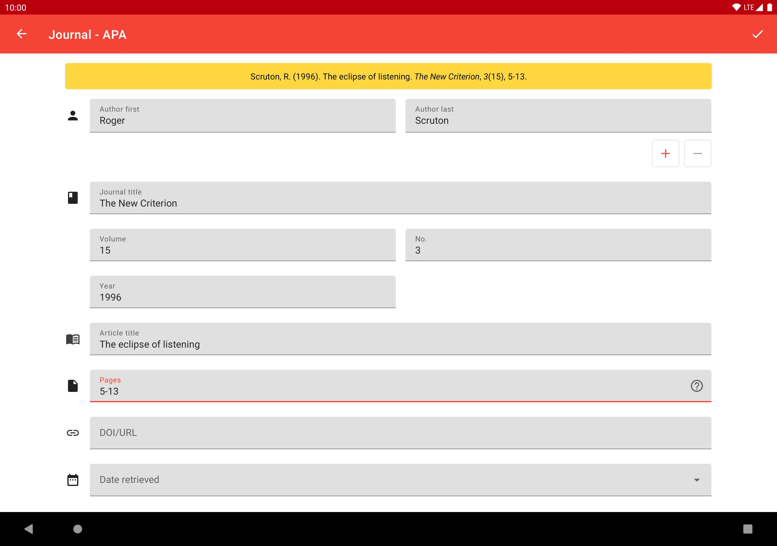 Citation Maker | Indus Appstore | Screenshot