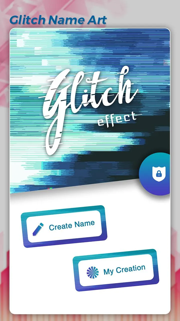 Glitch Name Art Maker | Indus Appstore | Screenshot