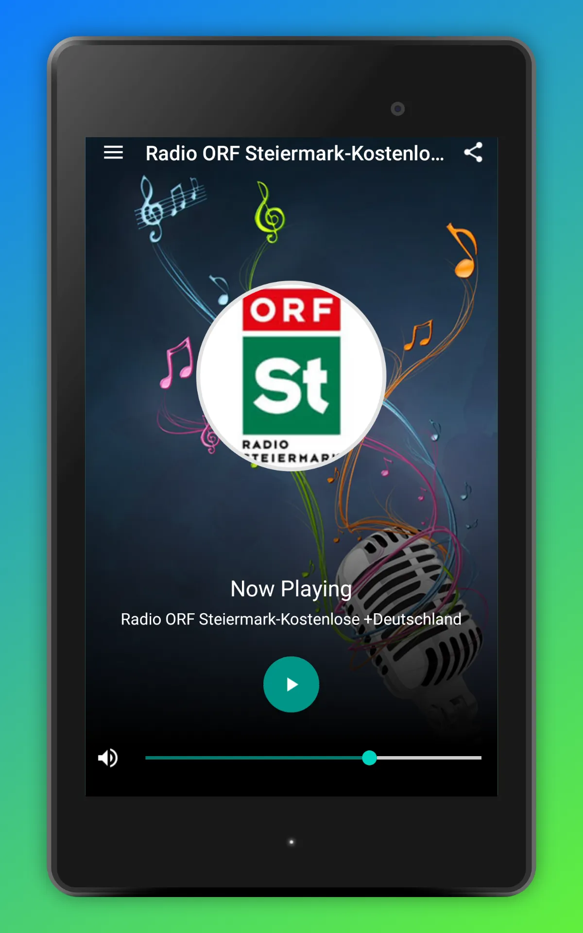 ORF Steiermark Radio FM App AT | Indus Appstore | Screenshot