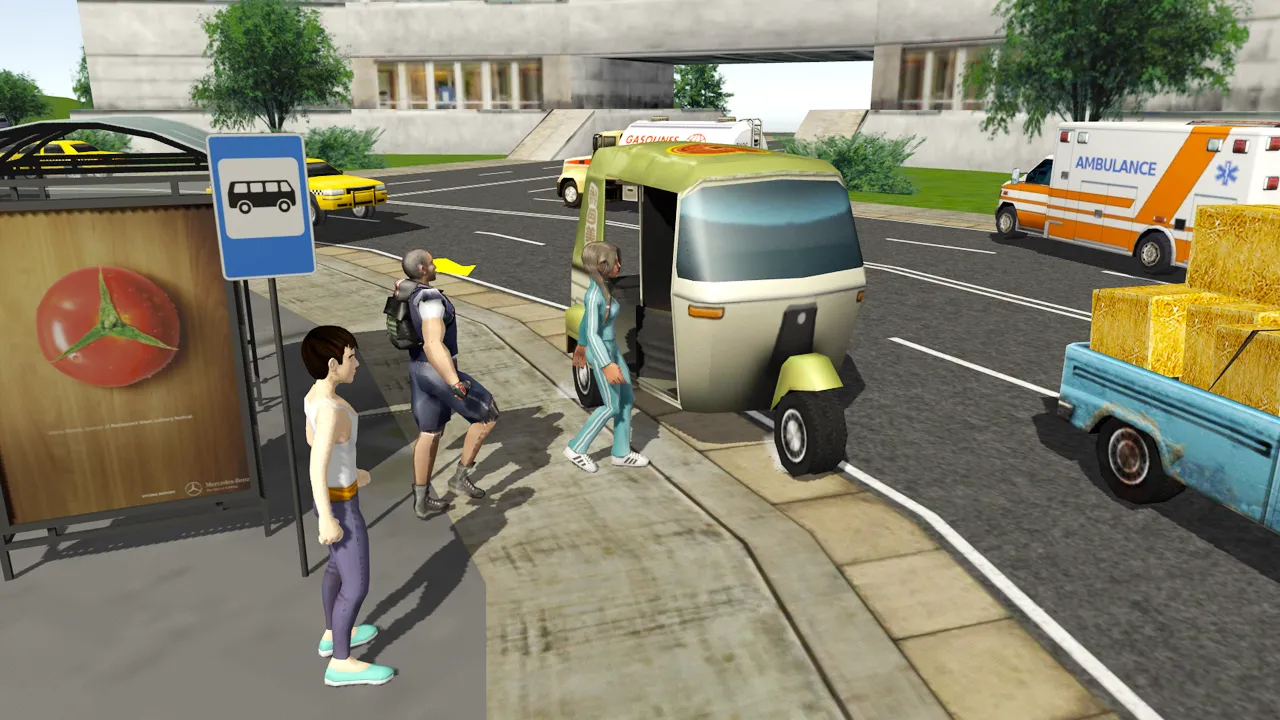 Tuk Tuk Rickshaw City Driving | Indus Appstore | Screenshot