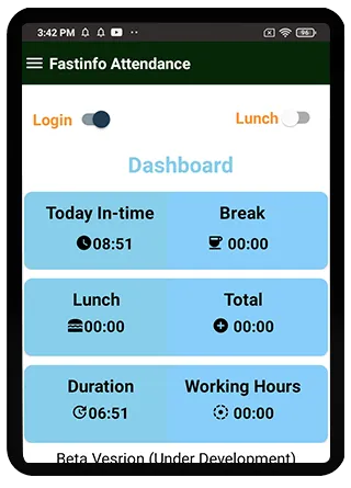 Fastinfo Attendance | Indus Appstore | Screenshot