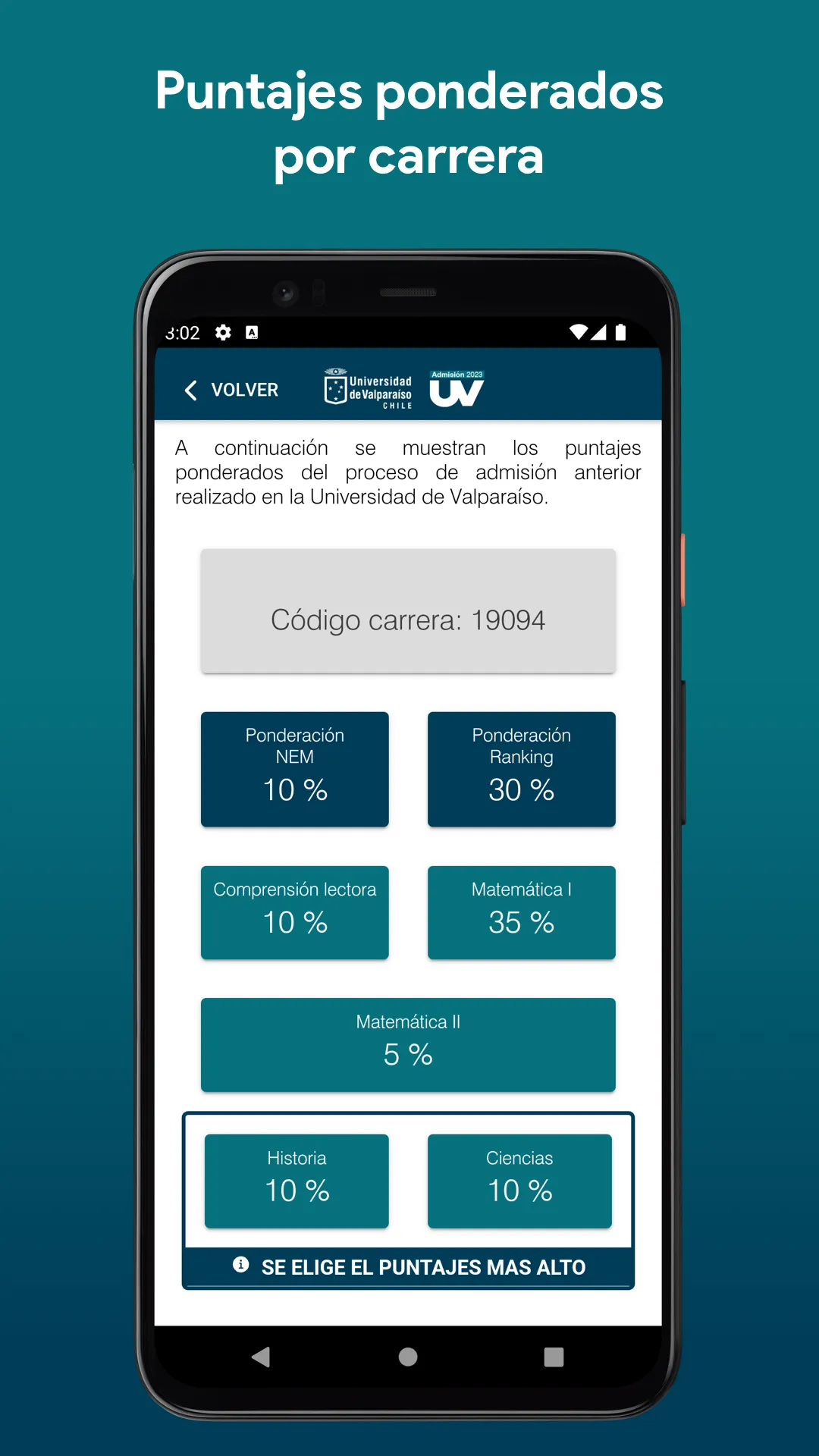 Admisión UV 2025 | Indus Appstore | Screenshot