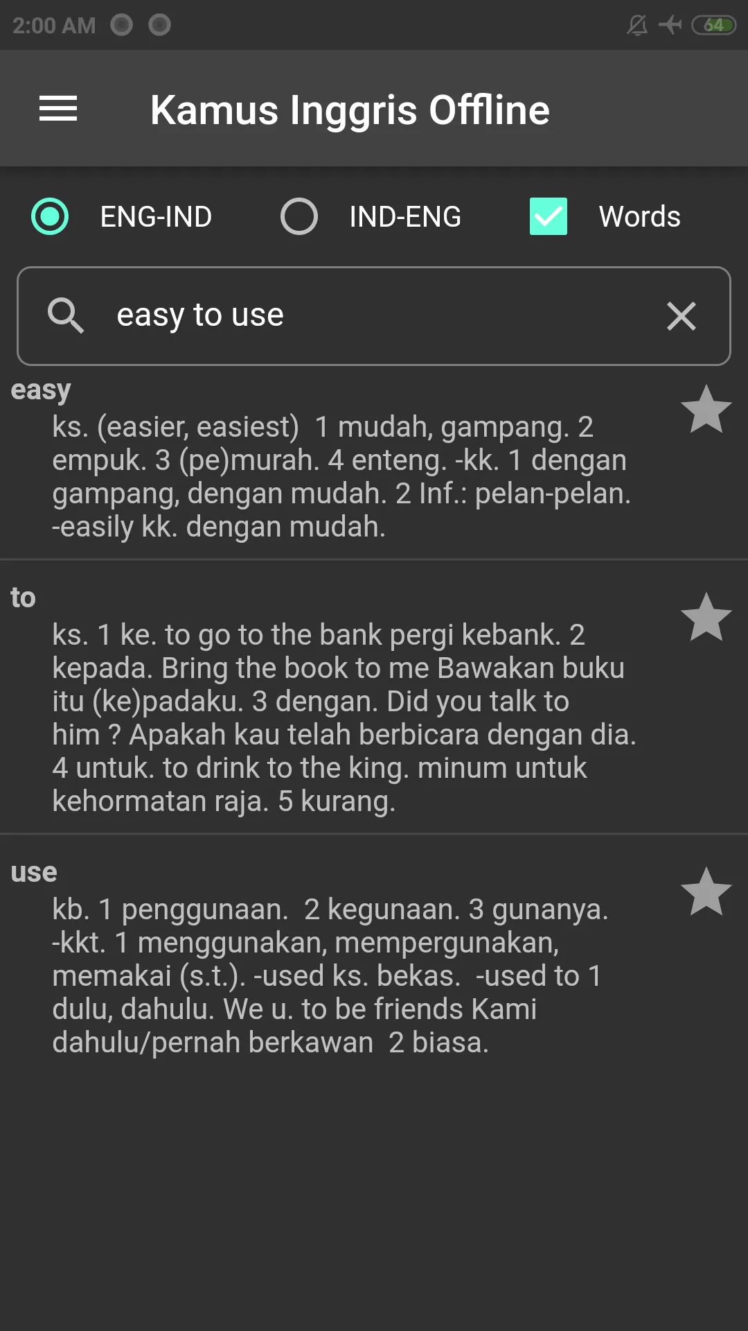 Kamus Inggris Offline | Indus Appstore | Screenshot