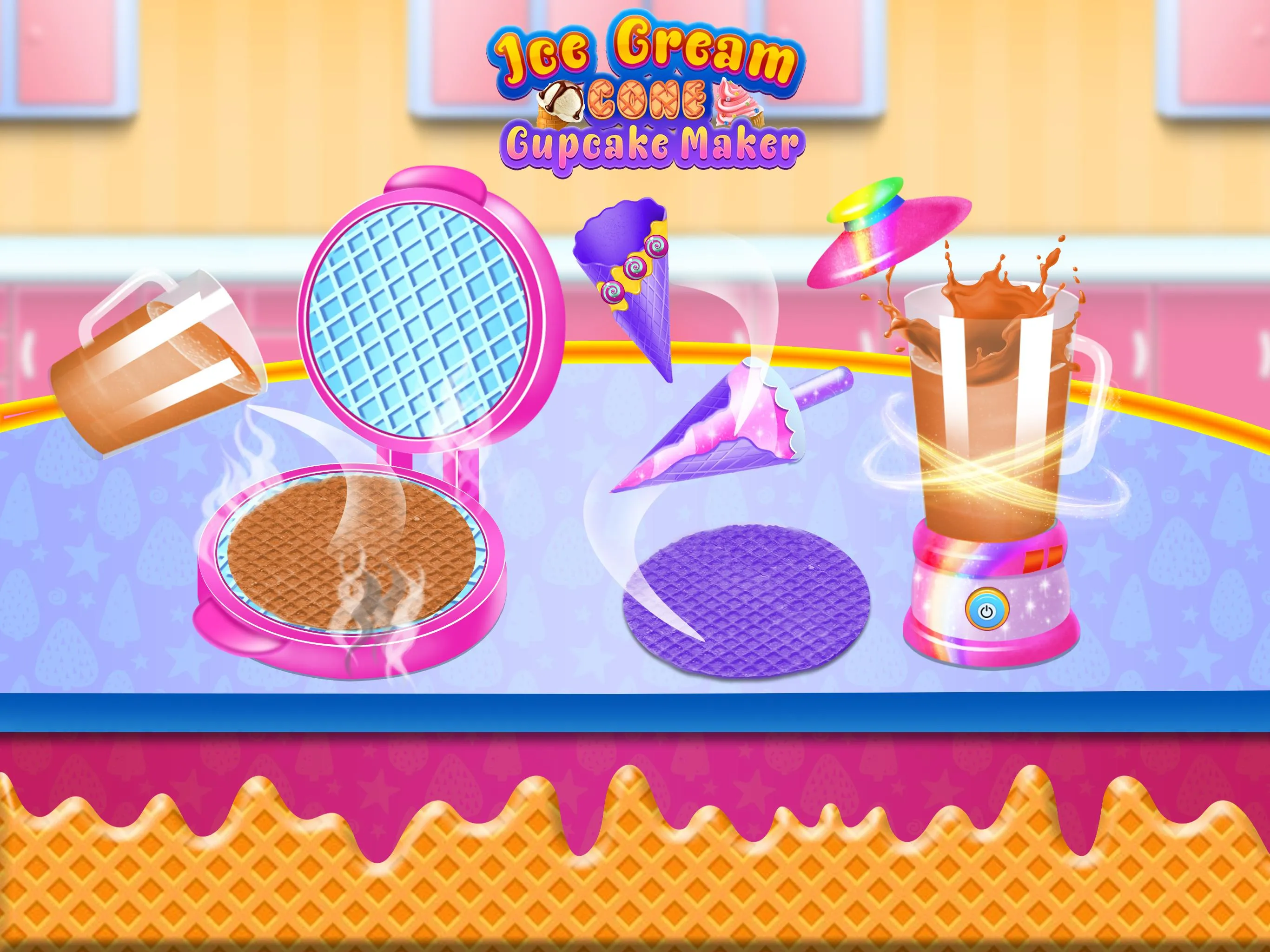 Ice Cream Cone Cupcake Maker | Indus Appstore | Screenshot