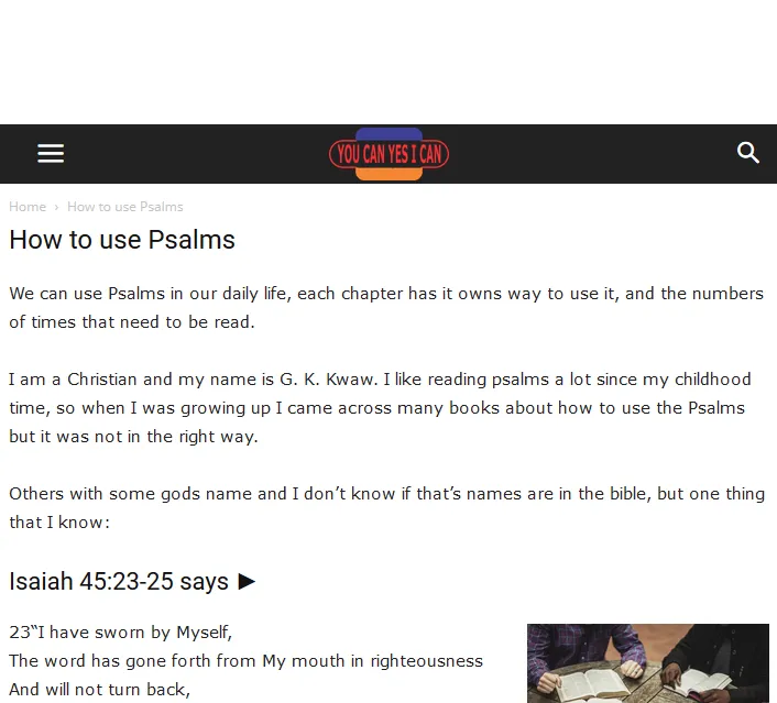 The Key To Psalms | Indus Appstore | Screenshot