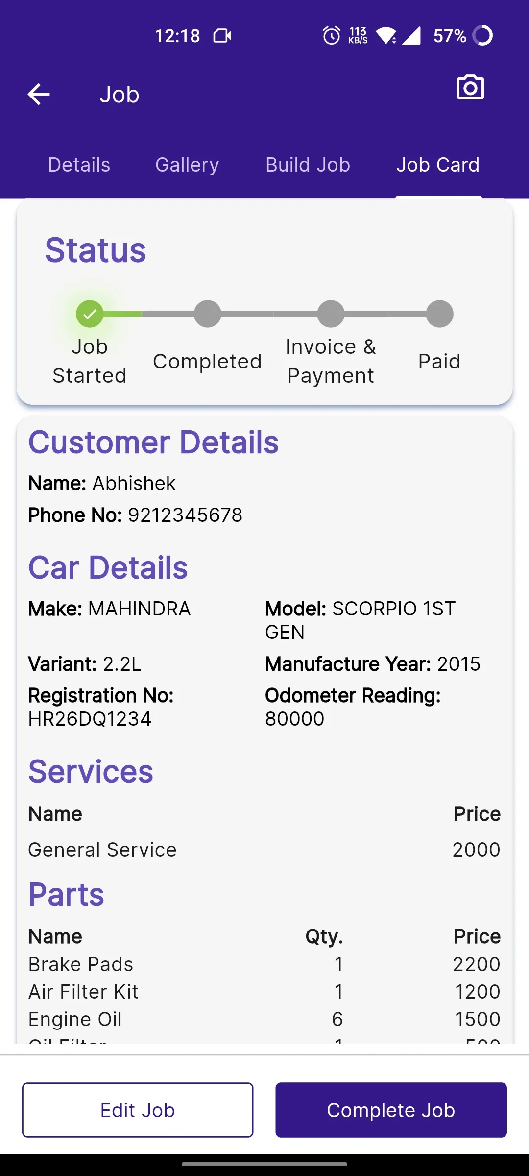 GarageBook- Garage Management | Indus Appstore | Screenshot