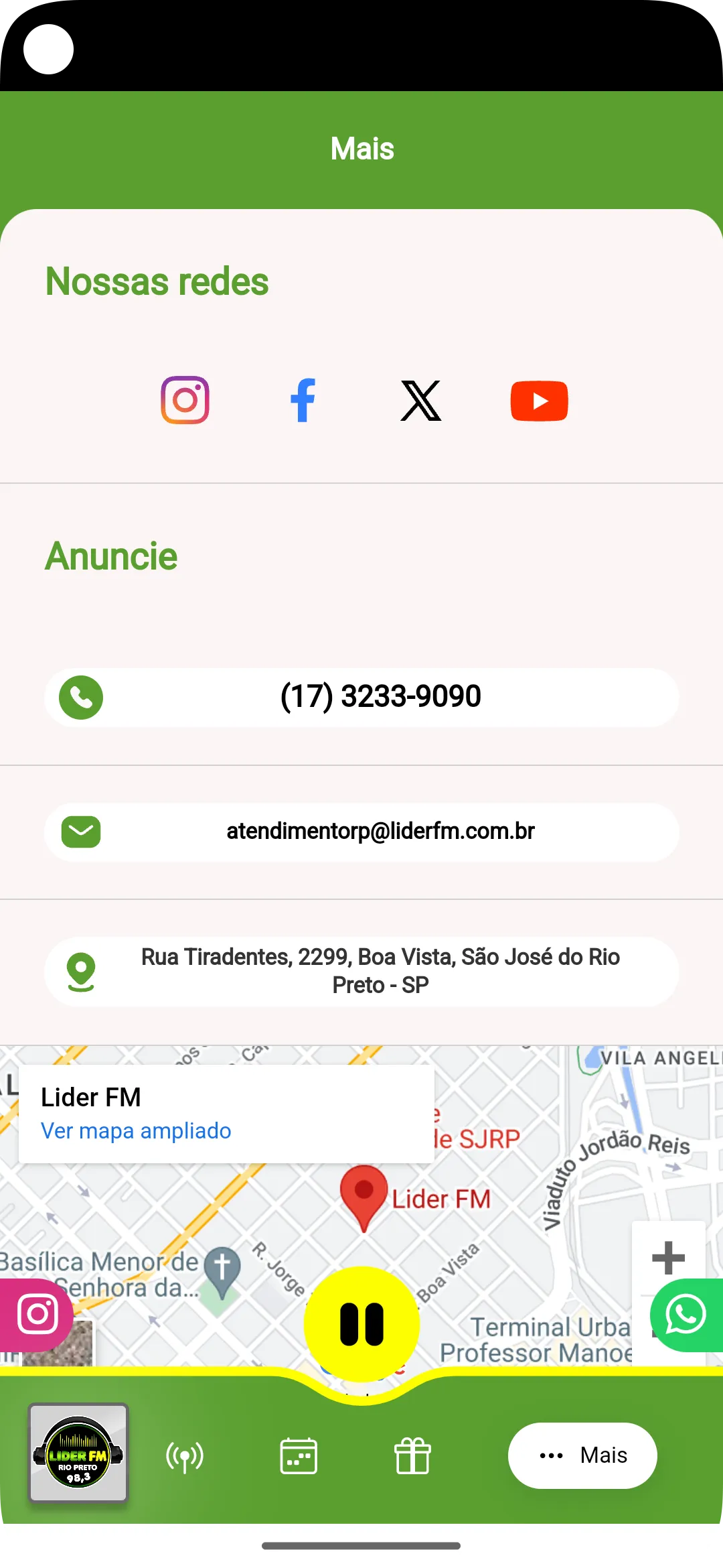 Lider FM 98,3 | Indus Appstore | Screenshot