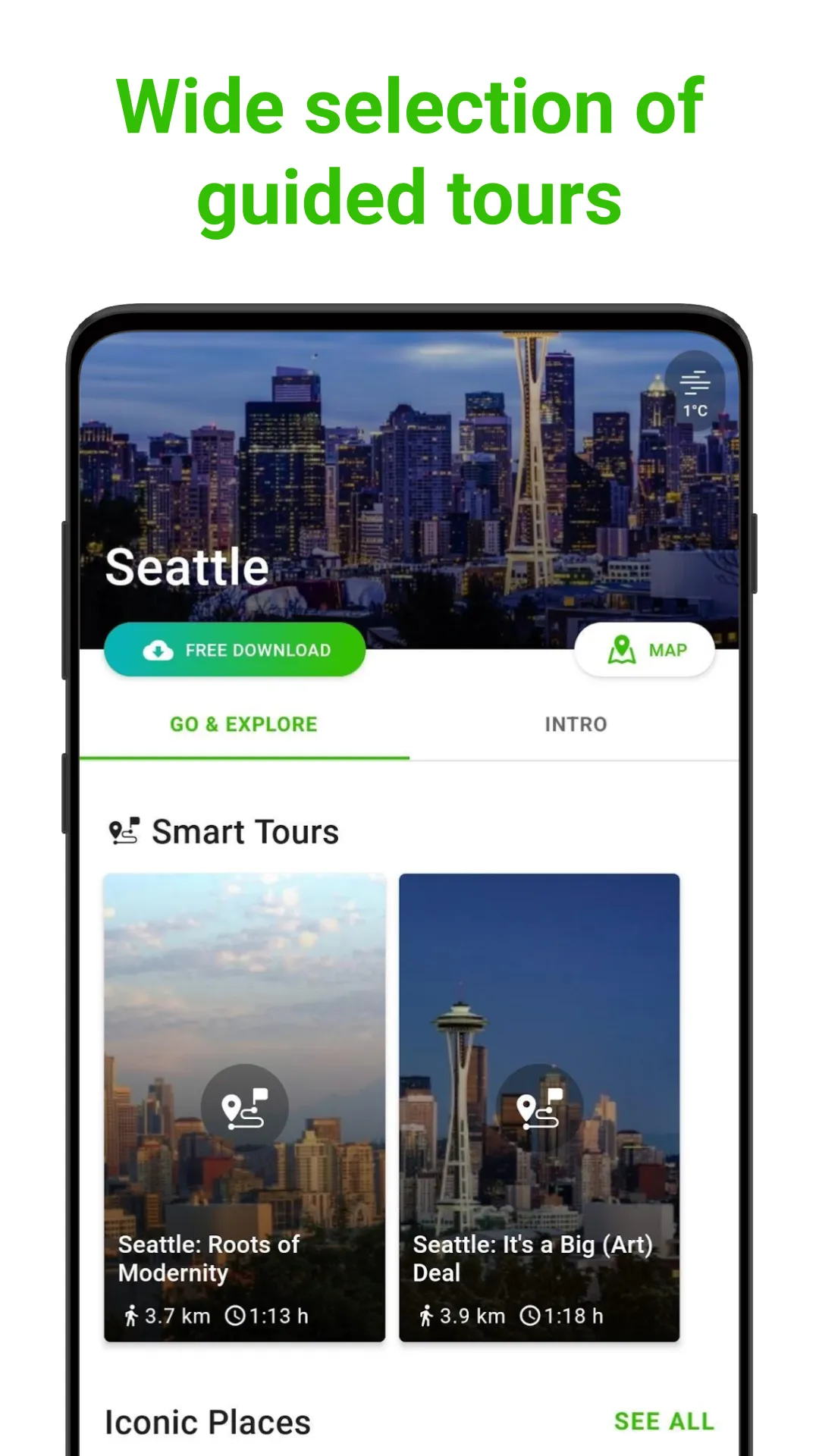 Seattle Tour Guide:SmartGuide | Indus Appstore | Screenshot