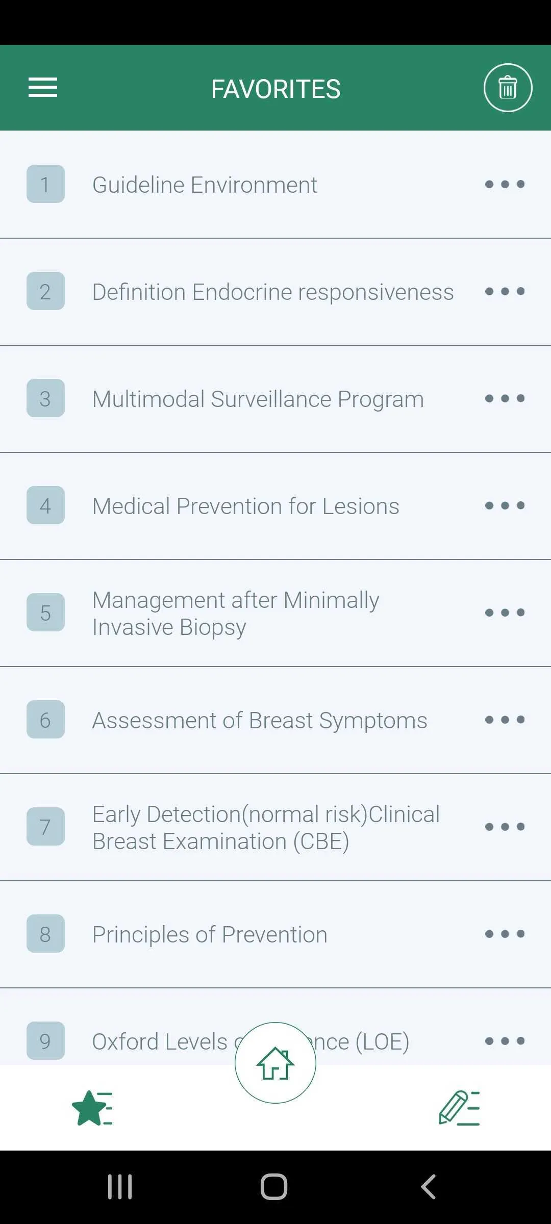 AGO Breast Cancer | Indus Appstore | Screenshot