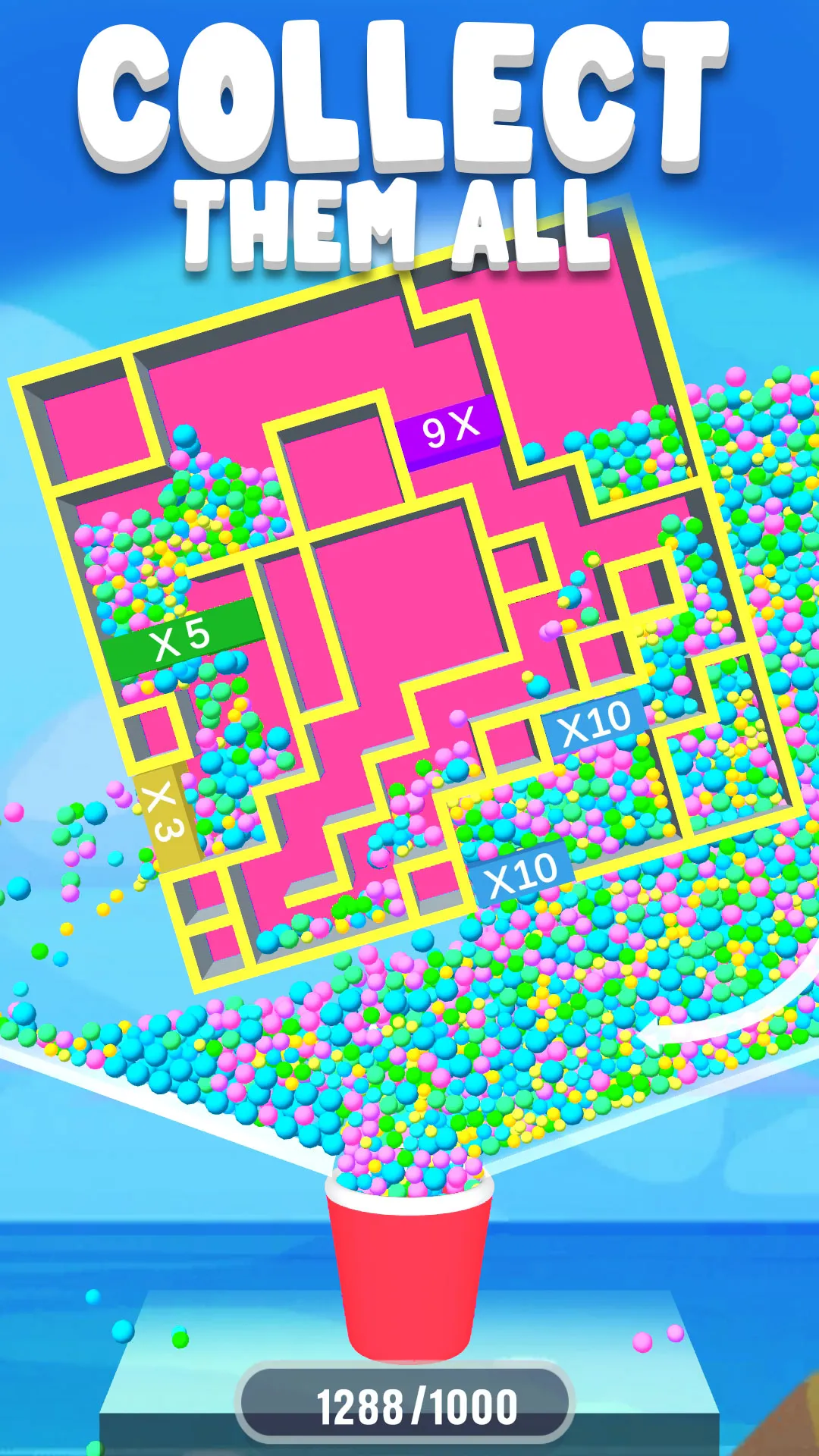 Split Balls Out Multi Maze 3D | Indus Appstore | Screenshot