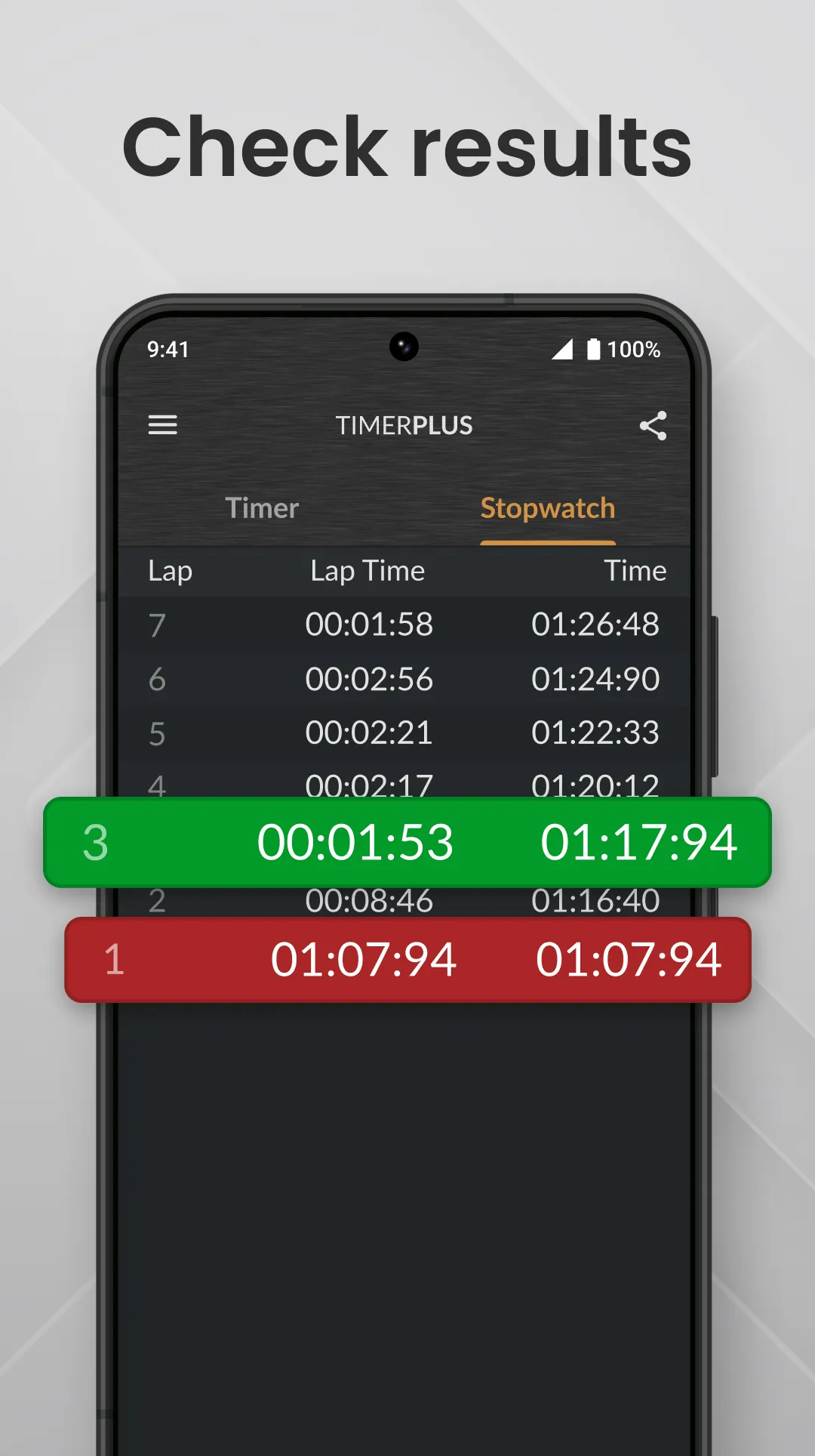 Timer Plus with Stopwatch | Indus Appstore | Screenshot