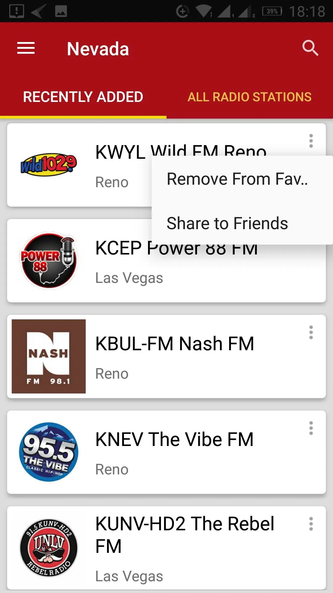 Nevada Radio Stations - USA | Indus Appstore | Screenshot