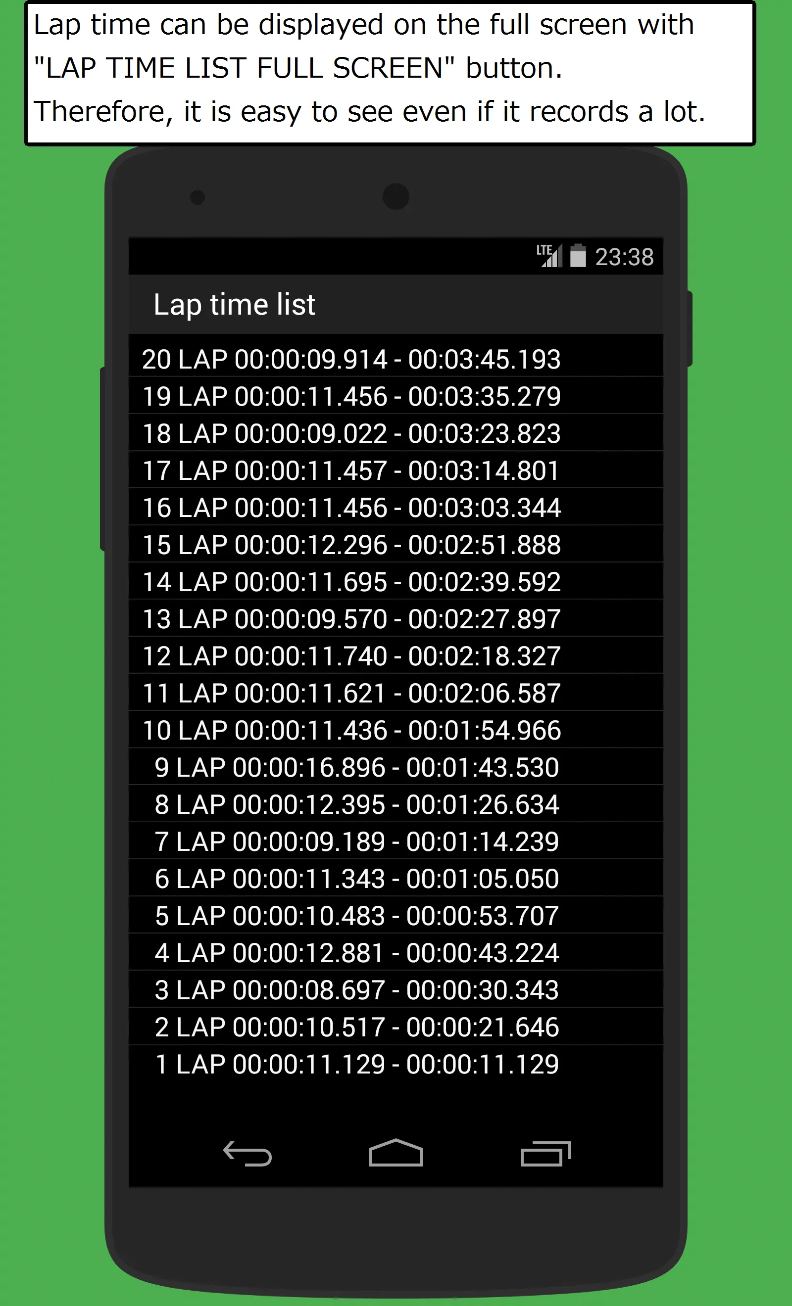 Talk! Stopwatch & Timer | Indus Appstore | Screenshot