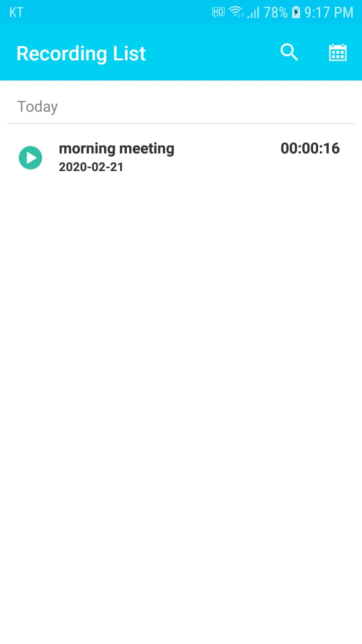 Simple Voice Recorder, Calenda | Indus Appstore | Screenshot